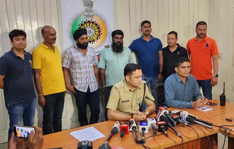 ट्रेलर चोरी करने वाले दो आरोपी पुलिस गिरफ्त में