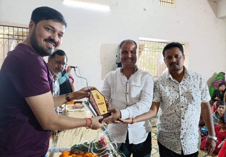 मानव सेवा एवं गौ सेवा के कार्य के लिए जन समर्पन सेवा संस्था के अध्यक्ष योगेन्द्र शर्मा बंटी का प्रदेश स्तरीय सम्मान