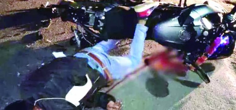वाहन की ठोकर से आरक्षक की मौत