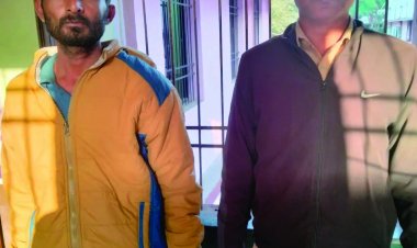 मेकाहारा गेट के पास धारदार हथियार से लोगों को धमकाने वाला आरोपी पुलिस गिरफ्त में