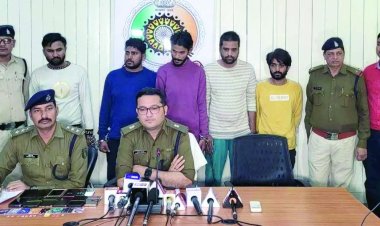 इंडिगो एयरलाईन्स में जॉब दिलाने का झांसा देकर ठगी, 5 दिल्ली से गिरफ्तार