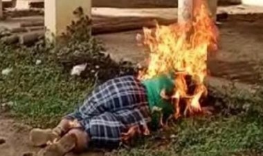 नगर निगम के अधिकारियों से परेशान महिला ने पेट्रोल छिड़ककर खुद को किया आग के हवाले, पुत्र ने लगाए कई गंभीर आरोप