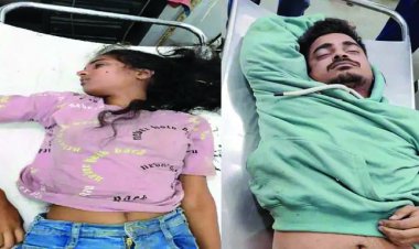 टायर फटने से भीषण सड़क हादसा, दो की मौत, तीन की हालत गंभीर