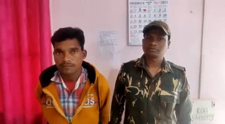 आगजनी एवं हत्या के वारदात में शामिल माओवादी गिरफ्तार