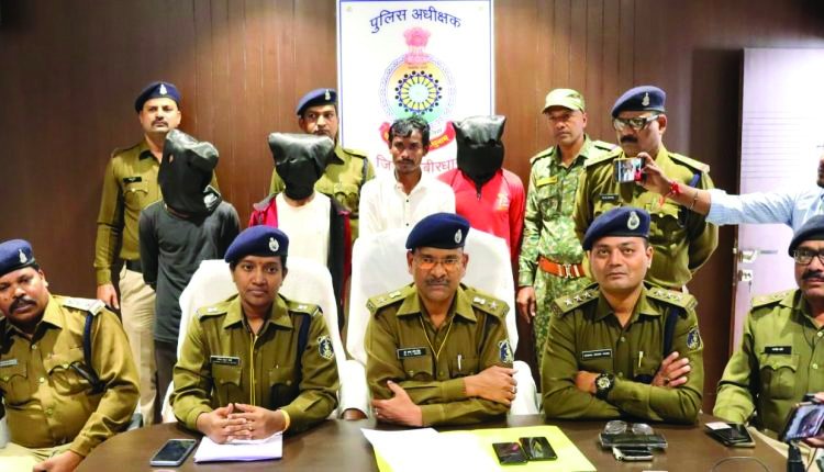 कवर्धा में पत्रकार की हत्या कर जला दिया था शव, 41 दिन बाद सरपंच सहित 4 गिरफ्तार