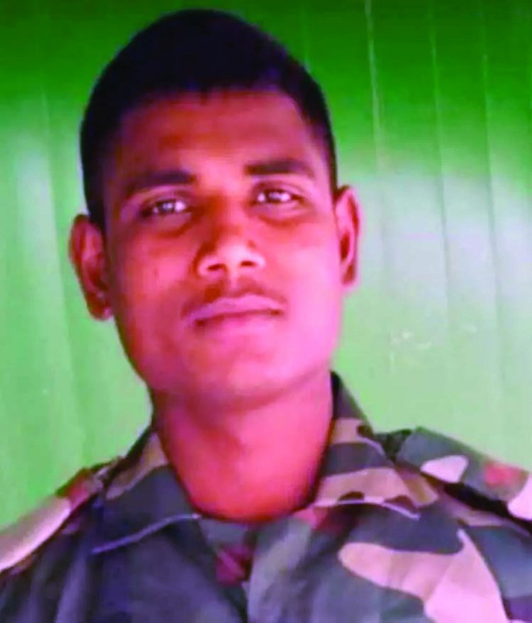 तबीयत बिगडऩे से फौजी की मौत, धमतरी का युवक लद्दाख में था तैनात, 30 दिसंबर को पहुंचेगी पार्थिक शरीर