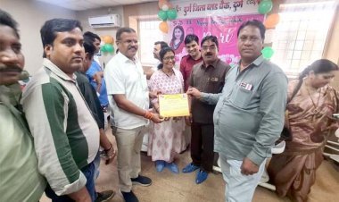 थैलेसीमिया पीड़ित बच्चों के ब्लड की पूर्ति के लिए तनीषी के जन्मदिन पर पिता ने लगाया रक्तदान शिविर