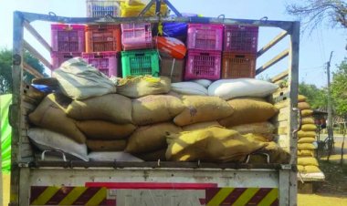 117 बोरा अवैध धान जब्त, प्रशासन ने की कार्रवाई