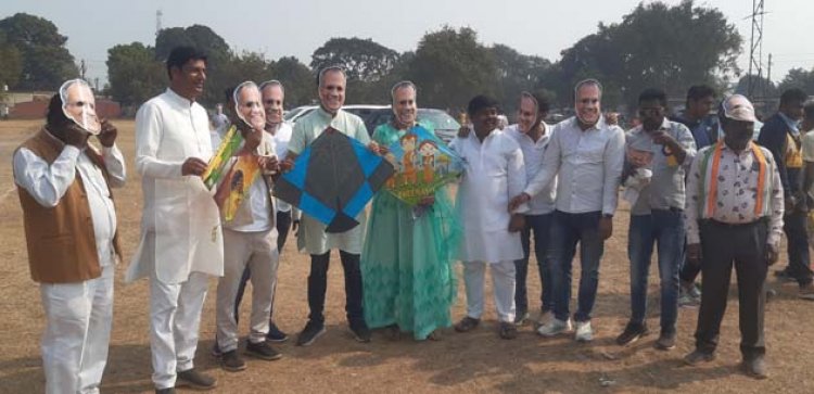 आकर्षण का केन्द्र रहा रिसाली का पतंग महोतसव
