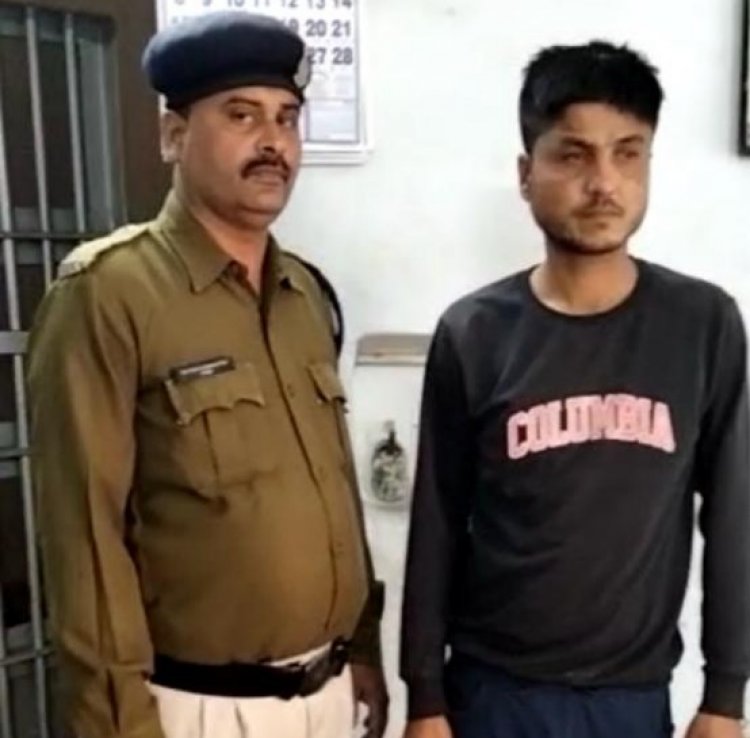 घर में घुसकर महिला को चाकू दिखाकर धमकाने वाला बदमाश गिरफ्तार