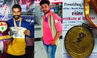कुली ने राज्य पॉवर लिफ्टिंग एंड बेंच प्रेस चैंपिनशिप में जीता गोल्ड मेडल