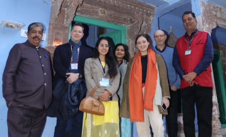 शहर की स्थापत्य कला और शहर की सरलता देखकर मोहित हुए विदेशी मेहमान