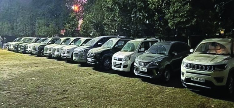 300 से अधिक लग्जरी कारें चुराने वाले अंतरराज्यीय गैंग का पर्दाफाश, पांच गिरफ्तार