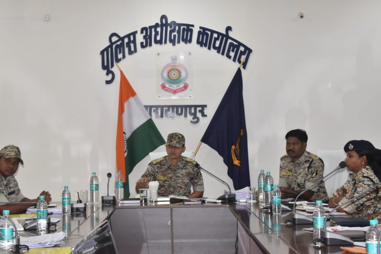 मजबूत पुलिसिंग तथा नक्सल विरोधी अभियान में गति लाने दिया गया निर्देश