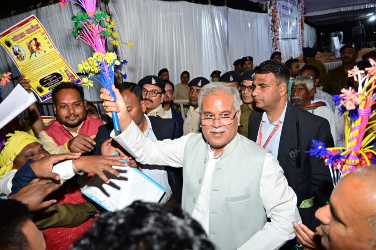 मुख्यमंत्री ने पाटन में राजीव सरोवर का किया लोकार्पण, 5 करोड़ 80 लाख रुपये की लागत से हुआ तैयार