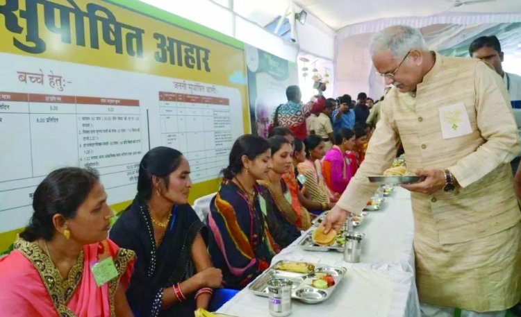 छत्तीसगढ़ स्वास्थ्य और पोषण के क्षेत्र में लगातार रच रहा नये कीर्तिमान
