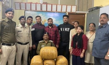 समता एक्सप्रेस से ले जाया जा रहा था 60 किलो गांजा, रेलवे पुलिस ने दुर्ग स्टेशन पर महिला सहित 3 को पकड़ा
