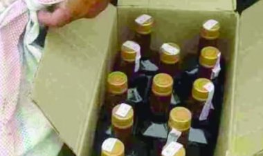 दारू भठ्ठी से 37 पेटी शराब की चोरी