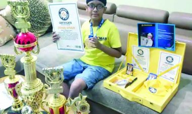 गणित के मुश्किल सवाल चंद सेकंड में सॉल्व कर देता है 9 साल का जसराज, दो वल्र्ड रिकॉर्ड के साथ छत्तीसगढ़ का बढ़ाया मान
