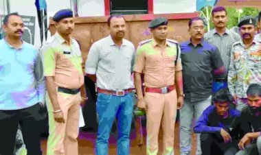 मास्टर चाबी से ट्रैक्टर ट्रॉली चोरी करने वाले गिरफ्तार