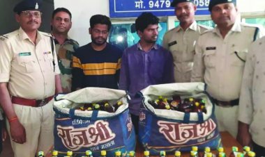शराब तस्करी के मामले में दो सेल्समैन गिरफ्तार