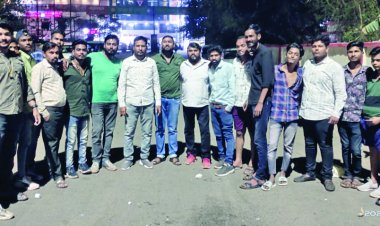 विधायक प्रतिनिधि अंकुश पिल्ले का मनाया जन्मदिन