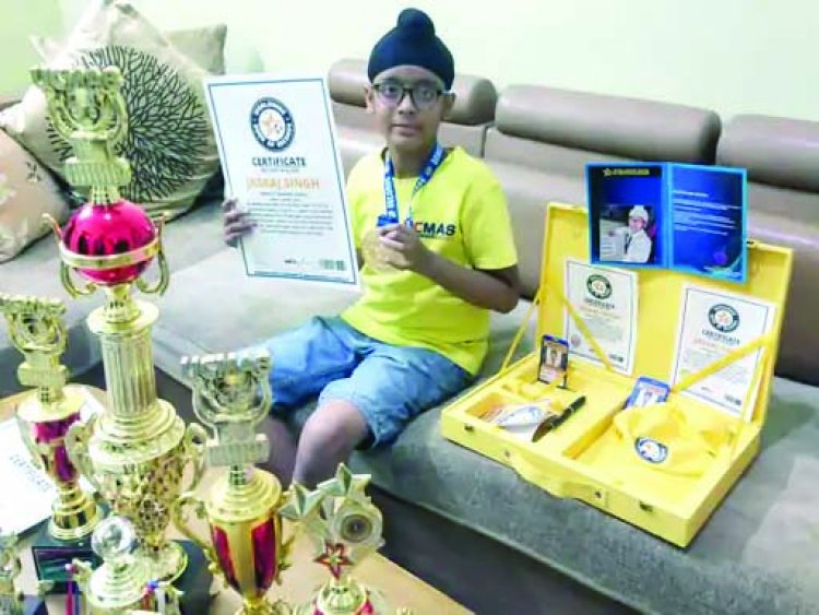गणित के मुश्किल सवाल चंद सेकंड में सॉल्व कर देता है 9 साल का जसराज, दो वल्र्ड रिकॉर्ड के साथ छत्तीसगढ़ का बढ़ाया मान