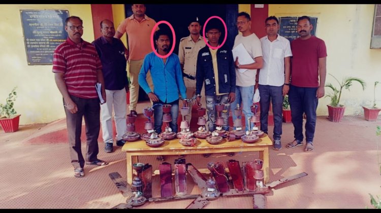 अरे ददा.. शासकीय भवनों से 15 पंखा चोरी करने वाले 3 आरोपी गिरफ्तार