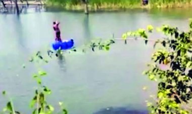 एनिकट में डूबने से जुआरी की मौत, पुलिस से बचने लगा दी थी छलांग