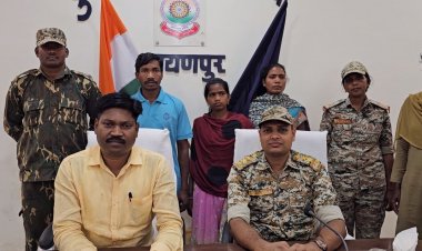 नक्सल गतिविधियों में शामिल 3 माओवादियों को नारायणपुर पुलिस ने किया गिरफ्तार