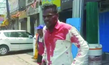 रेड सिग्नल पर नहीं दिया साइड तो युवक पर चाकू से जानलेवा हमला, दो बदमाशों की तलाश जारी, मुकदर्शक बने रहे लोग