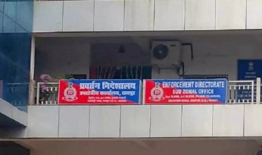 भिलाई और रायपुर में आज फिर ED की छापेमारी