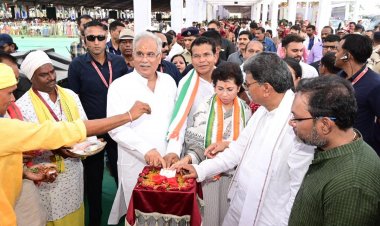 भरोसे का सम्मेलन कार्यक्रम में मुख्यमंत्री ने जिले वासियों को दी 443 करोड़ 14 लाख 30 हजार रूपए के विकास कार्याे की सौगात