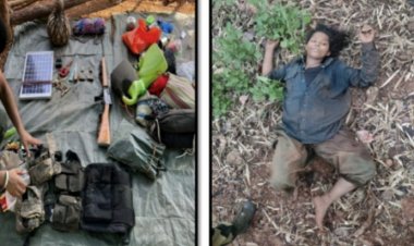 घायल होने के बाद भी जवानों ने डटकर किया नक्सलियों का मुकाबला, बड़ी मात्रा में हथियार बरामद