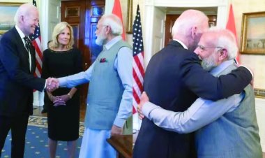 पीएम मोदी ने व्हाइट हाउस में राष्ट्रपति बाइडन के साथ किया डिनर