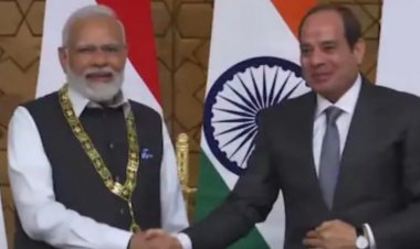 मिस्र ने पीएम मोदी को 'ऑर्डर ऑफ द नाइल' से नवाजा