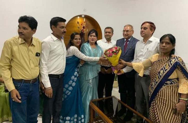 जस्टिस चौरड़िया का दुर्ग जिला अधिवक्ता संघ के पदाधिकारियों ने किया स्वागत