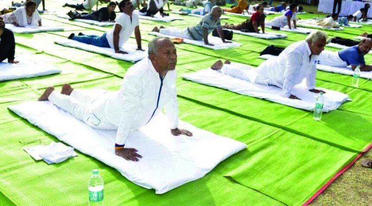 शरीर को स्वस्थ्य रखने योग जरूरी-ताम्रध्वज साहू