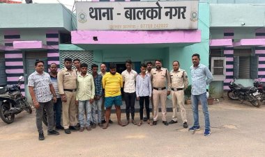 3 लाख मूल्य के विद्युत खंबा चुराने वाले 5 चोर गिरफ्तार