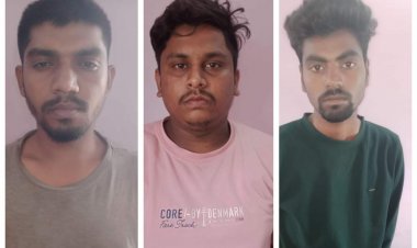ATM में तोड़फोड़ कर रुपए निकालने वाले तीन लूटेरे गिरफ्तार,कैश लोड करने वाले एजेंसी का कर्मचारी ही निकला चोरी का मास्टरमाइंड
