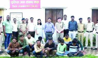 राजनांदगांव में पकड़े गए भिलाई के चावल चोर, राशन दुकान से चावल, शक्कर और खाद चुराने वाले 3 खरीदार सहित 12 गिरफ्तार