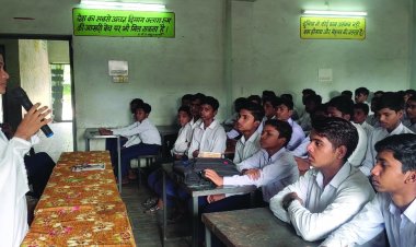 विद्यार्थियों को बताया तनाव मुक्त रहने का तरीका