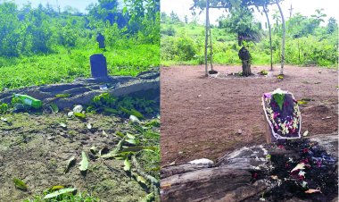 देव स्थल बना शराबियों का अड्डा, कई शिकायत के बाद भी प्रशासन मौन