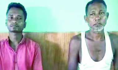 श्मशान में अधजले शव का मांस खाते दो पकड़े गए