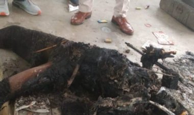 युवक की हत्या कर लगा दी आग, अधजली लाश की शिनाख्त में जुटी दुर्ग पुलिस