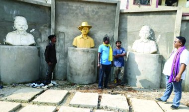 कुछ तो शर्म करो: भिलाई में अनावरण के इंतजार में क्रांतिकारियों की प्रतिमाएं, अनदेखी और उदासीनता की वजह से महापुरुषों का हो रहा अपमान