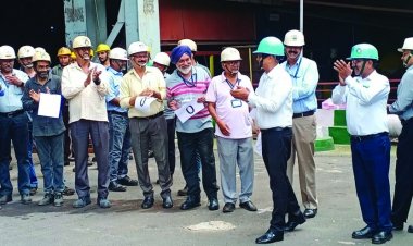 भिलाई इस्पात संयंत्र ने एक दिन में 10,000 टन प्लेट प्रेषण का बनाया रिकॉर्ड