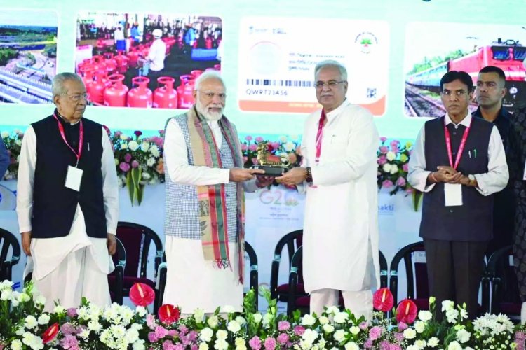 PM मोदी ने छत्तीसगढ़ राज्य को दी 7 हजार 600 करोड़ की सौगात