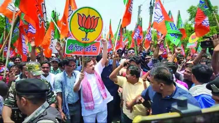 बंगाल पंचायत चुनाव: भाजपा को 8200 से अधिक सीटों पर मिली जीत, 2018 का रिकॉर्ड भी तोड़ा