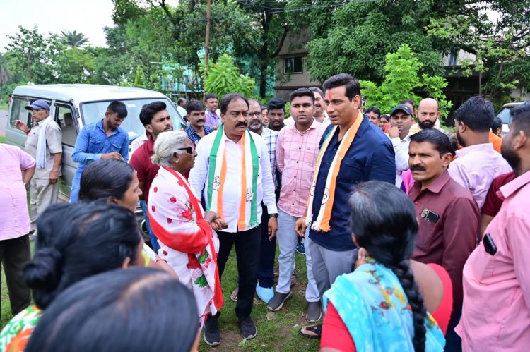 सेक्टर 8 में होगा सड़क सीमेंटीकरण,विधायक और महापौर ने किया विकास कार्य का किया भूमि पूजन